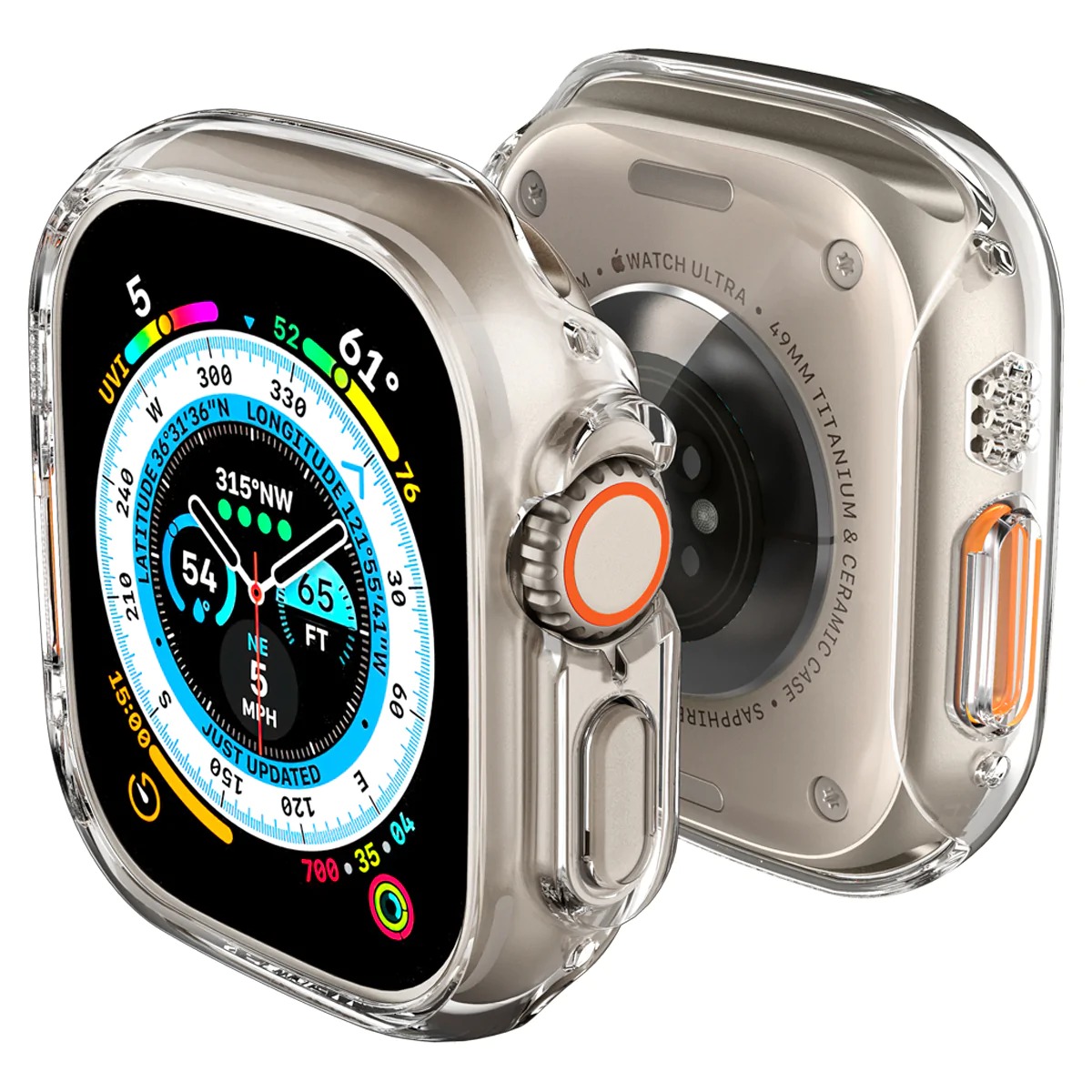 Oryginalne etui od marki Spigen z serii Thin Fit dla Apple Watch Ultra 49mm